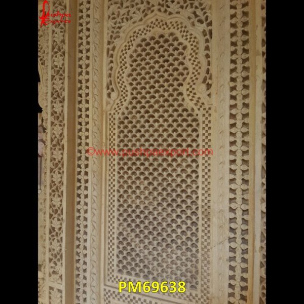 Jali Carved Sandstone Wall Panel PM69638 stone accent wall panels,white stone wall panel,stone panels,stone veneer panels for exterior,stone wall panels,stone wall veneer,veneer stone panel,3d stone wall panels,exterior s.jpg