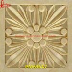 Flower Carved Sandstone Wall Panel