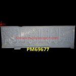 Design Carving White Marble Wall Panel