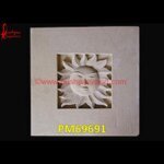 Sun Painting Carved Sandstone Wall Panel