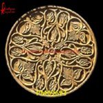 Round Design Carved Sandstone Wall Panel