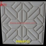 Pattern Carved White Marble Wall Panel