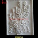 3D White Marble Wall Panel