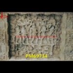 Old Art Carved Panel For Mandir Wall