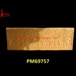 White Marble Stone Carving Wall Panel