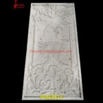 Welcome Design Carving White Marble Wall Panel