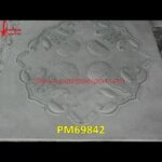 Fish Design Carved Mind Sandstone Wall Panel