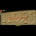 Carving Flower Sandstone Panel