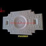 Natural White Marble Carving Wall Panel