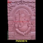 Ganesha Art Carving Sandstone Wall Panel