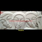 Lady Design Carved Mint Sandstone Wall Panel