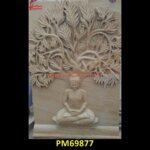 Buddha Carving Sandstone Wall Panel