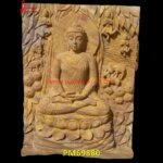 Buddha Ji Carved Rainbow Sandstone Wall Panel