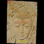 Buddha Ji Design Carved Sandstone Wall Panel