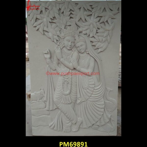 Radha Krishna Art Carved Sandstone Wall Panel PM69891 limestone wall panels,marble bathroom wall panels,marble panels for bathroom,natural stone wall panel,onyx stone wall panels,outdoor stone panels,outdoor stone wall panel,outside s.jpg