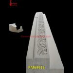 Carving White Marble Wall Decor