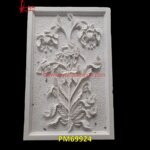 Carved White Marble Decorative Wall Panel