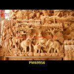 Traditional Art Carving Sandstone Wall Panel