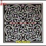 Motif Inlay Black Marble Tile