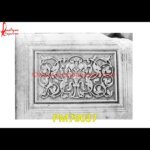 Design Carved White Stone Panel For Decoration