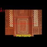 Red Sandstone Carving Wall Panel