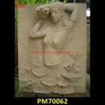 Lady Design Carving Sandstone Wall Panel