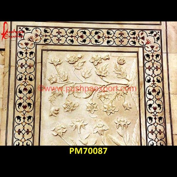 Inlay White Marble Carved Wall Panel PM70087 outdoor stone wall panel,outside stone wall panels,river rock stone panels,river stone panels,slate ledger stone panels,slate stone panels,soft stone wall panels,stone accent wall.jpg