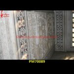 Kalash Art Carved White Marble Wall Panel