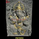 Lord Ganesha Carved Wall Decor For Home