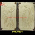 Human Design Carved Sandstone Wall Panel