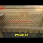 Design Carved Yellow Sandstone Wall Panel