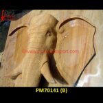 Teak Sandstone Carved Wall Panel