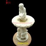 White Marble Garden Fountain