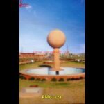 Floating Sandstone Ball Fountain