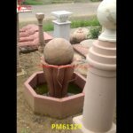 Green Marble Ball Fountain