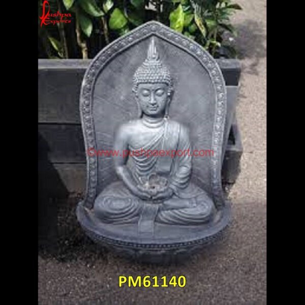 Buddha Statue Garden Fountain PM61140 natural stone fountain,natural stone water fountains,slate fountain,slate water fountain,stacked stone fountain,stone basin fountain,stone bird bath fountain,stone fountain for garden,stone fountai.jpg