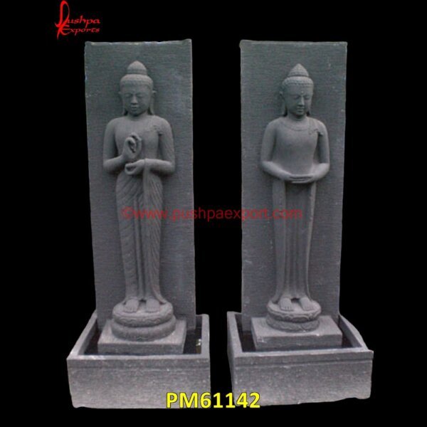 Buddha Black Marble Fountain PM61142 natural stone fountain,natural stone water fountains,slate fountain,slate water fountain,stacked stone fountain,stone basin fountain,stone bird bath fountain,stone fountain for garden,stone fountai.jpg