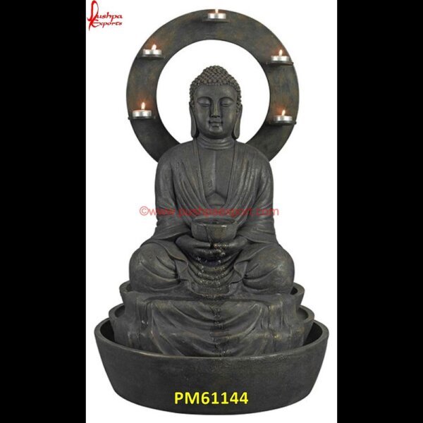 Buddha Ji Black Marble Garden Fountain PM61144 natural stone fountain,natural stone water fountains,slate fountain,slate water fountain,stacked stone fountain,stone basin fountain,stone bird bath fountain,stone fountain for garden,stone fountai.jpg