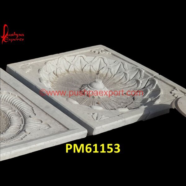 White Marble Fountain PM61153 slate water fountain,stacked stone fountain,stone basin fountain,stone bird bath fountain,stone fountain for garden,stone fountains near me,stone outdoor water fountain,stone wall.jpg