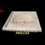 Outdoor White Marble Fountain