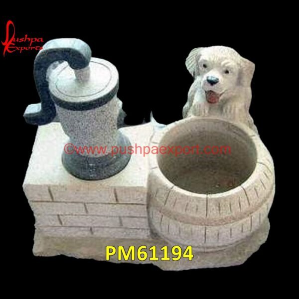 Stone Outdoor Water Fountain PM61194 granite globe fountain,granite outdoor fountains,granite rock fountains,granite sphere fountain,granite water feature,granite water fountain,hand carved stone fountains,indoor marb.jpg