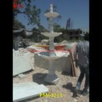 White Marble 3 Tier Fountain