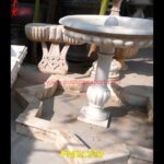 White Marble Stone Outdoor Fountain