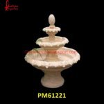 Sandstone 3 Tier Garden Fountain