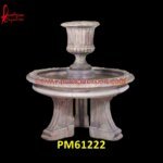 Natural Stone Garden Plate Shaped Fountain