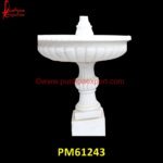 White Marble Garden Fountain