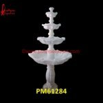 Multi tier White Marble Water Feature