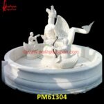 Statue Carving White Marble Garden Fountain