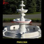 Fountain Of Natural White Marble