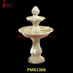 Natural White Marble Stone Fountain For Garden